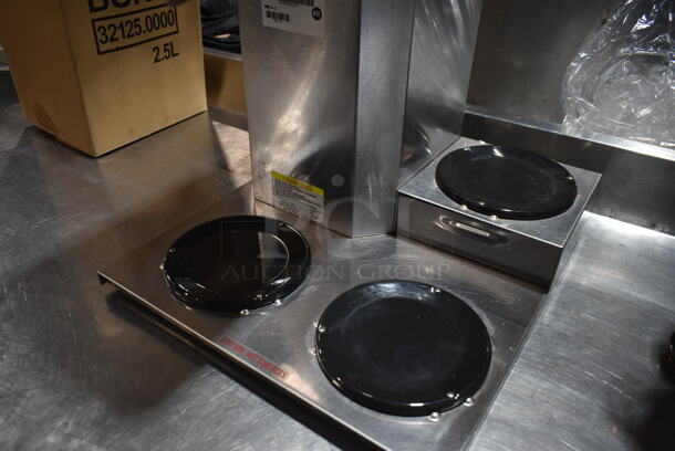 Newco AK-3 Stainless Steel Commercial Countertop 3 Burner Coffee Machine. 120 Volts, 1 Phase. - Image 3 of 5