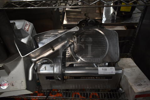 Toledo Scale 5401 Stainless Steel Commercial Countertop Meat Slicer w/ Blade Sharpener. 115 Volts, 1 Phase. Tested and Working!