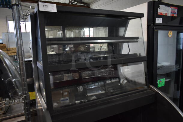 Structural Concepts Oasis C3Z3667 Black 36 1/2" Horizontal Air Curtain Display Case with Dry Top Display. 120 Volts, 1 Phase. Tested and Working! - Image 2 of 7