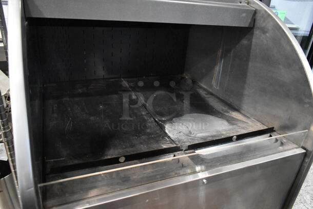 Structural Concepts Oasis C3Z3667 Black 36 1/2" Horizontal Air Curtain Display Case with Dry Top Display. 120 Volts, 1 Phase. Tested and Working! - Image 3 of 7