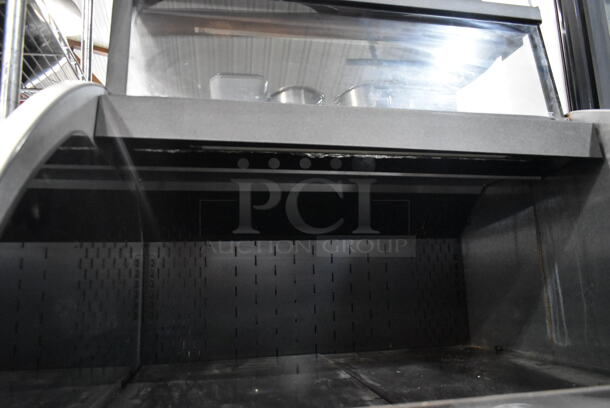 Structural Concepts Oasis C3Z3667 Black 36 1/2" Horizontal Air Curtain Display Case with Dry Top Display. 120 Volts, 1 Phase. Tested and Working! - Image 4 of 7