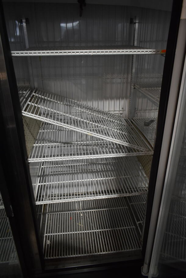 True GDM-72F Metal Commercial 3 Door Reach In Freezer Merchandiser w/ Poly Coated Racks. 115/208-230 Volts, 1 Phase.  - Image 7 of 8
