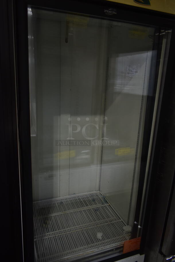Cornelius Metal Commercial Single Door Reach In Cooler Merchandiser w/ Poly Coated Racks. 115 Volts, 1 Phase. Tested and Working! - Image 3 of 8