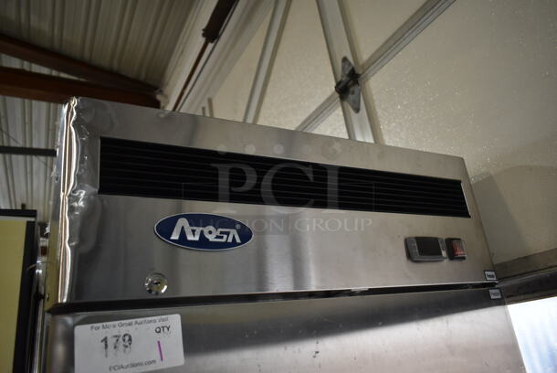 2014 Atosa MBF8501 Stainless Steel Commercial Single Door Reach In Cooler on Commercial Casters. 115 Volts, 1 Phase. Tested and Powers On But Does Not Get Cold - Image 2 of 7