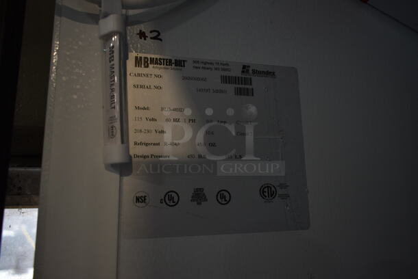Master-Bilt BLG-48HD Metal Commercial 2 Door Reach In Freezer Merchandiser w/ Poly Coated Racks. 115/208-230 Volts, 1 Phase.  - Image 5 of 7