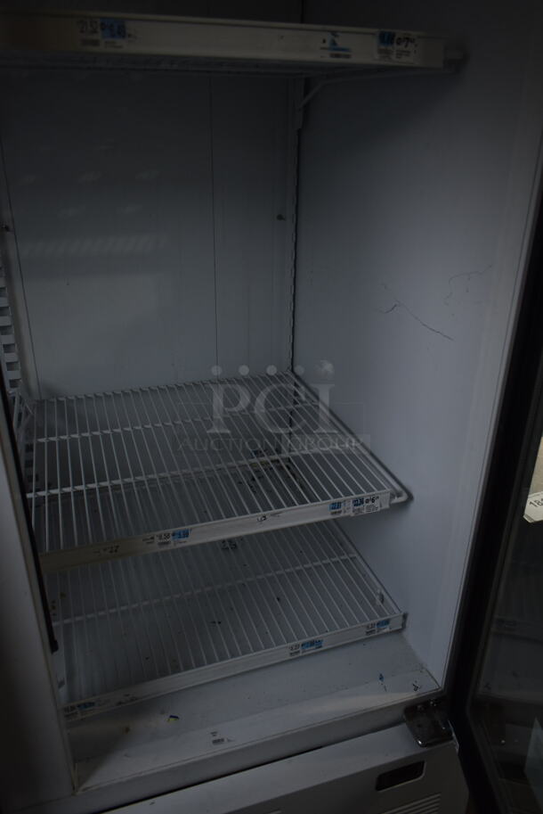 Master-Bilt BLG-48HD Metal Commercial 2 Door Reach In Freezer Merchandiser w/ Poly Coated Racks. 115/208-230 Volts, 1 Phase.  - Image 7 of 7