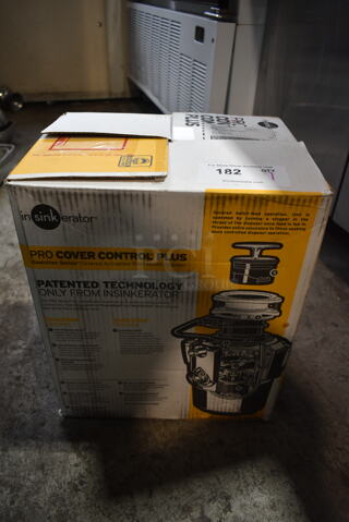 IN ORIGINAL BOX! Insinkerator Pro Cover Control Plus Garbage Disposal