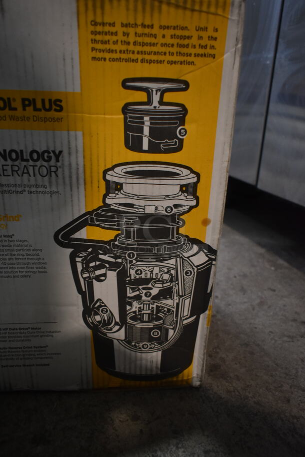 IN ORIGINAL BOX! Insinkerator Pro Cover Control Plus Garbage Disposal - Image 2 of 9