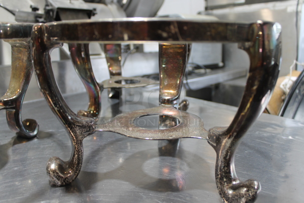 3 Metal Round Chafing Dish Frames. 3 Times Your Bid! - Image 4 of 7