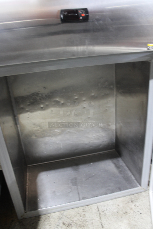 Silver King SK2SB/C14 Stainless Steel Commercial Countertop Lettuce Crisper. 115 Volts, 1 Phase. Tested and Working!
 - Image 3 of 6