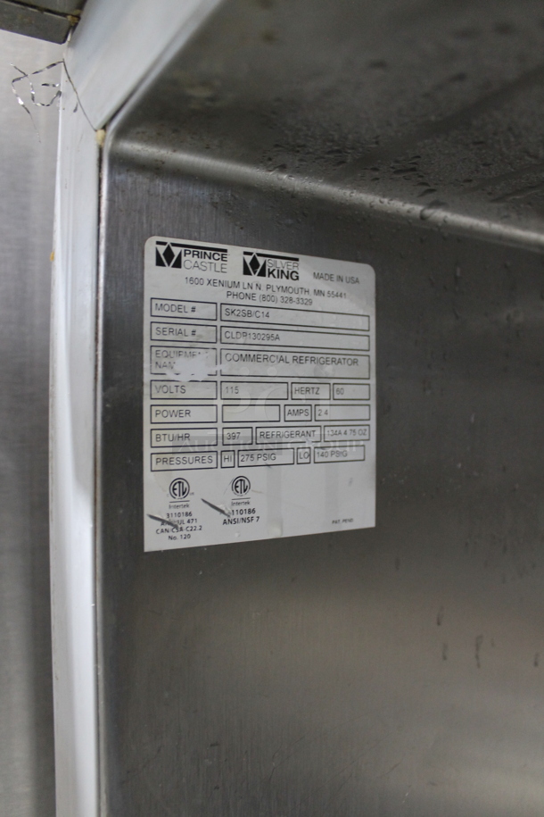 Silver King SK2SB/C14 Stainless Steel Commercial Countertop Lettuce Crisper. 115 Volts, 1 Phase. Tested and Working!
 - Image 4 of 6