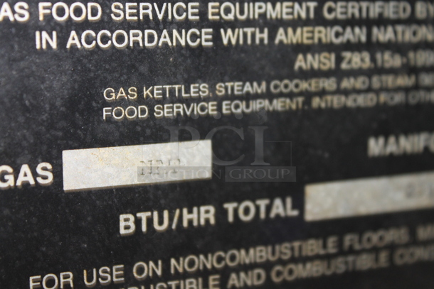 Southbend GGX-2 Stainless Steel Commercial Natural Gas Powered 2 Deck Steam Cabinet. 250,000 BTU.  - Image 8 of 8