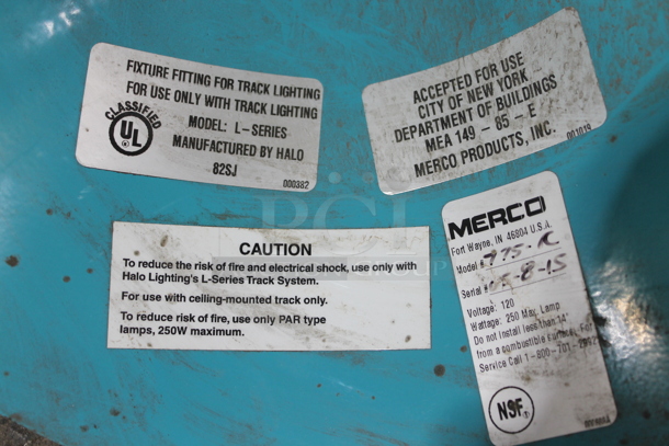 4 Warming Lamps Including Merco 775-IC, Halo L Series. 4 Times Your Bid! - Image 4 of 9