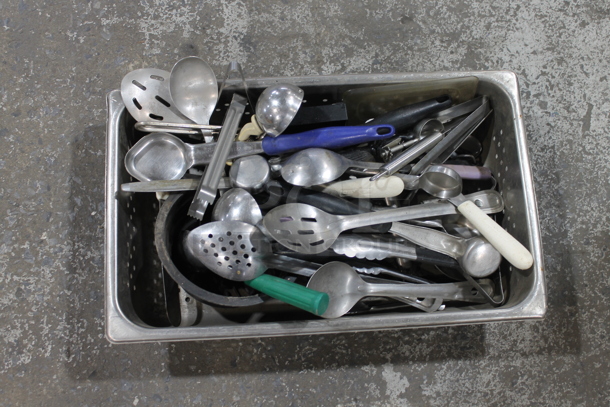 ALL ONE MONEY! Lot of 2 Bins of Utensils Including Serving Spoons and Scoopers - Image 3 of 3