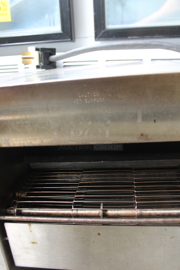 APW Wyott BT 15 Stainless Steel Commercial Countertop Express Conveyor Oven Toaster. 208 Volts, 1 Phase.  - Image 3 of 7