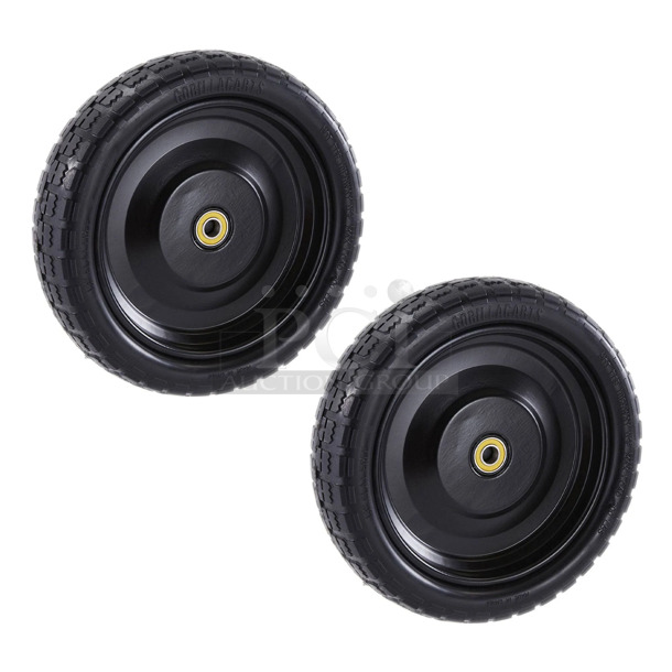 Box of 2 BRAND NEW SCRATCH AND DENT! Gorilla Carts GCT-13NF 13 Inch No Flat Replacement Tire for Utility Cart.  - Image 1 of 2