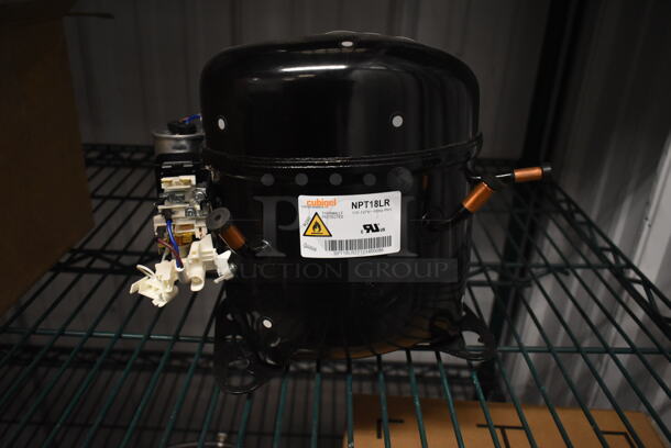 BRAND NEW SCRATCH AND DENT! Cubigel NPT18LR Motor. 115-127 Volts, 1 Phase.  - Image 1 of 4