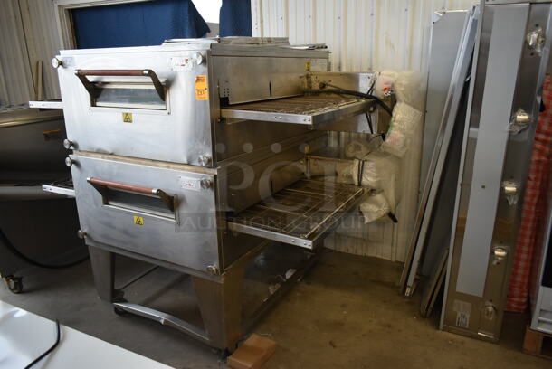2 2017 XLT 3240B-EL-S4173 Stainless Steel Commercial Electric Powered Conveyor Pizza Ovens on Commercial Casters. 480 Volts, 3 Phase. 2 Times Your Bid! - Image 4 of 11