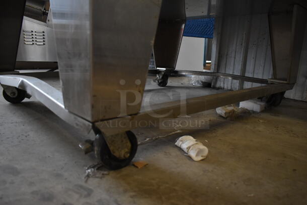 2 2017 XLT 3240B-EL-S4173 Stainless Steel Commercial Electric Powered Conveyor Pizza Ovens on Commercial Casters. 480 Volts, 3 Phase. 2 Times Your Bid! - Image 10 of 11