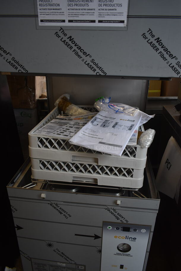 BRAND NEW SCRATCH AND DENT! 2023 Hobart EDL Ecoline Low Temperature Door-Type Dishwasher. 120 Volts, 1 Phase.  - Image 3 of 8
