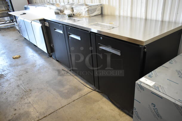 BRAND NEW SCRATCH AND DENT! 2023 Avantco 178UDD4HC Metal Commercial Direct Draw Kegerator / Beer Dispenser with (2) 2 Tap Towers - (4) 1/2 Keg Capacity. 115 Volts, 1 Phase. Tested and Working! - Image 3 of 4