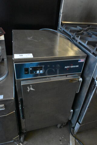 2015 Alto Shaam 500-S Stainless Steel Commercial Electric Powered Heated Holding Cabinet on Commercial Casters. 208-240 Volts, 1 Phase. 