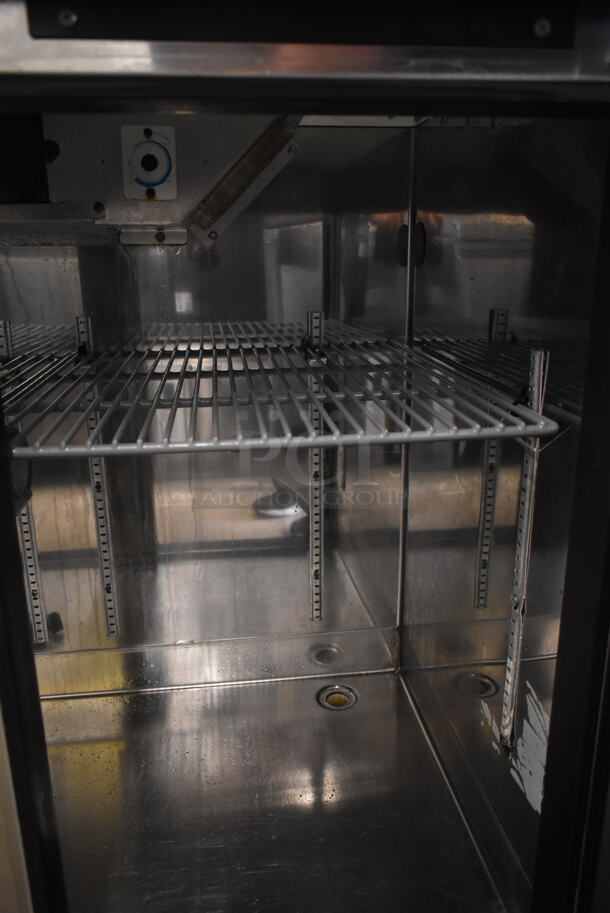Perlick NS72 Metal Commercial 3 Door Back Bar Cooler on Commercial Casters. 115 Volts, 1 Phase. Tested and Powers On But Does Not Get Cold - Image 6 of 7
