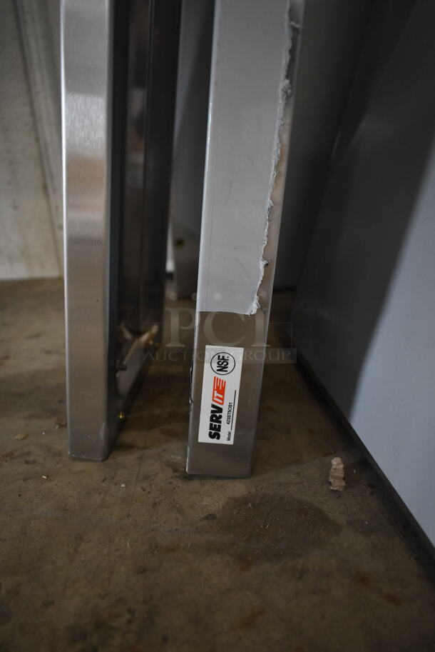 BRAND NEW SCRATCH AND DENT! 2023 ServIt 423EST5WSPB Stainless Steel Commercial Five Pan Sealed Well Electric Steam Table with Partially Enclosed Base . 208/240 Volts. - Image 9 of 9