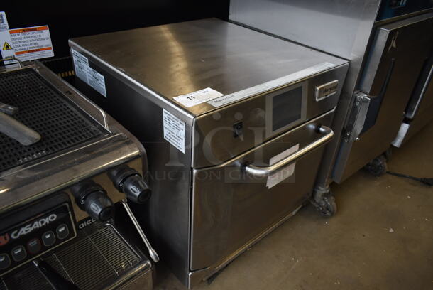 2013 Merrychef eikon e4s Stainless Steel Commercial Countertop Electric Powered Rapid Cook Oven. 208/240 Volts, 1 Phase.  - Image 3 of 5