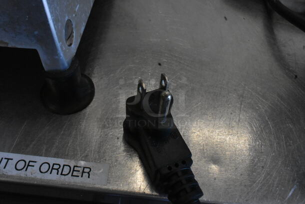 Axis AX-S10 Stainless Steel Commercial Countertop Meat Slicer w/ Blade Sharpener. 115 Volts, 1 Phase. Tested and Working! - Image 2 of 6
