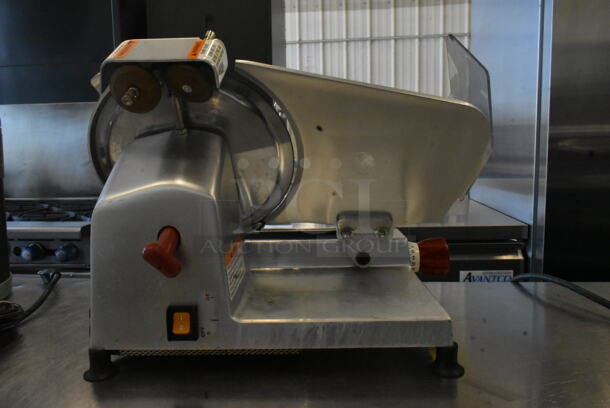 Axis AX-S10 Stainless Steel Commercial Countertop Meat Slicer w/ Blade Sharpener. 115 Volts, 1 Phase. Tested and Working! - Image 6 of 6