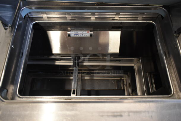 Delfield Stainless Steel Commercial Sandwich Salad Prep Table Bain Marie Mega Top w/ 4 Drawers. 115 Volts, 1 Phase. Tested and Powers On But Does Not Get Cold - Image 8 of 8