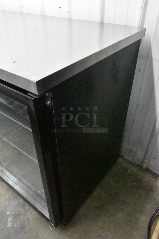 BRAND NEW SCRATCH AND DENT! 2023 Avantco 178UBB4GHC Stainless Steel Commercial 3 Door Back Bar Cooler Merchandiser. 115 Volts, 1 Phase. Tested and Working! - Image 5 of 9