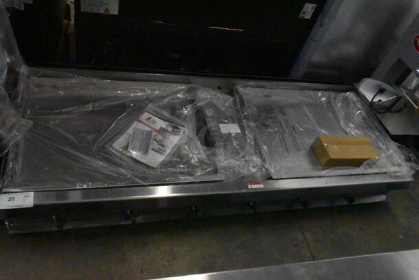 BRAND NEW SCRATCH AND DENT! Cooking Performance Group CPG 351GMCPG72NL Stainless Steel Commercial Countertop Natural Gas Powered Flat Top Griddle. 180,000 BTU.  - Image 2 of 9