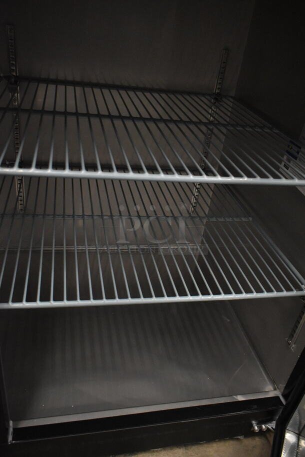 BRAND NEW SCRATCH AND DENT! 2023 Avantco 178UBB4GHC Stainless Steel Commercial 3 Door Back Bar Cooler Merchandiser. 115 Volts, 1 Phase. Tested and Working! - Image 8 of 9