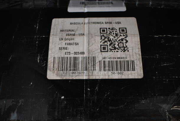 BRAND NEW SCRATCH AND DENT! Tor Rey SR-50/100 100 lb. Digital Receiving Bench Scale - Image 4 of 4