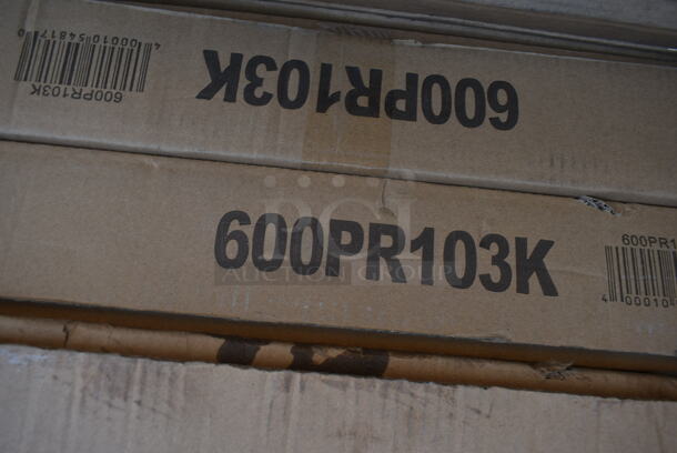 BRAND NEW SCRATCH AND DENT! Regency 600PR103K 10 Pan End Load Half Height Bun / Sheet Pan Rack - Unassembled - Image 2 of 3