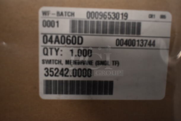 BRAND NEW SCRATCH AND DENT! Bunn 35242.0000 Membrane Switch for Single TF Brewers - Image 2 of 3