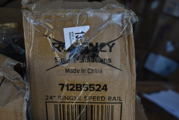 2 BRAND NEW SCRATCH AND DENT! Regency 712B5524 Stainless Steel Single Tier Speed Rail - 24". 2 Times Your Bid! - Image 4 of 4