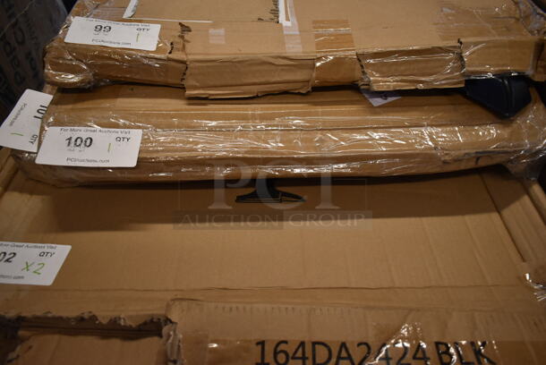 BRAND NEW SCRATCH AND DENT! Lancaster Table & Seating 164TB3030 30" x 30" Cross Cast Iron Table Base Plate - Image 3 of 3