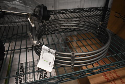 BRAND NEW SCRATCH AND DENT! Metal Round Burner. 