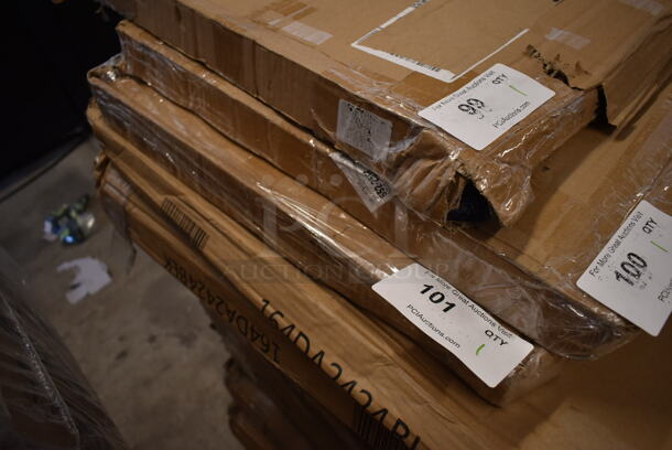 BRAND NEW SCRATCH AND DENT! Lancaster Table & Seating 164TB3030 30" x 30" Cross Cast Iron Table Base Plate - Image 3 of 3