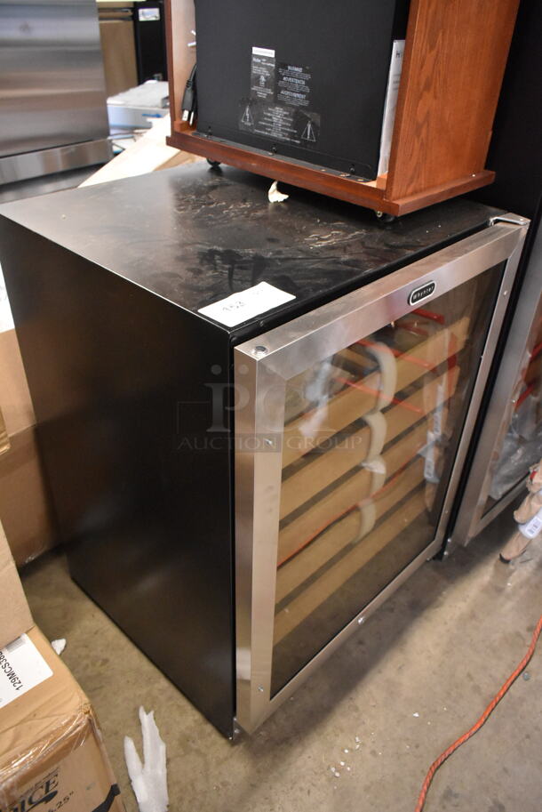 BRAND NEW SCRATCH AND DENT! Whynter BWR-541STS Metal Commercial 24" 54 Bottle Wine Cooler Merchandiser. 115 Volts, 1 Phase. Tested and Working! - Image 3 of 7