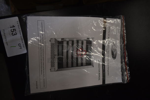 BRAND NEW SCRATCH AND DENT! Whynter BWR-541STS Metal Commercial 24" 54 Bottle Wine Cooler Merchandiser. 115 Volts, 1 Phase. Tested and Working! - Image 6 of 7