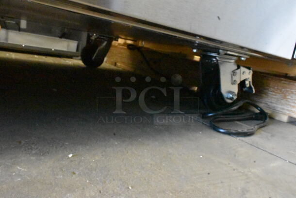 BRAND NEW SCRATCH AND DENT! 2022 Avantco 178CBE52HC Stainless Steel Commercial 2 Drawer Chef Base on Commercial Casters. 115 Volts, 1 Phase. Tested and Working! - Image 4 of 9