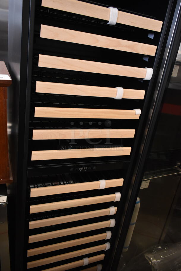 BRAND NEW SCRATCH AND DENT! Whynter BWR-1642DZ Metal Commercial Single Door Reach In 164 Bottle Dual Zone Wine Cooler Merchandiser. 120 Volts, 1 Phase. Tested and Working! - Image 5 of 6