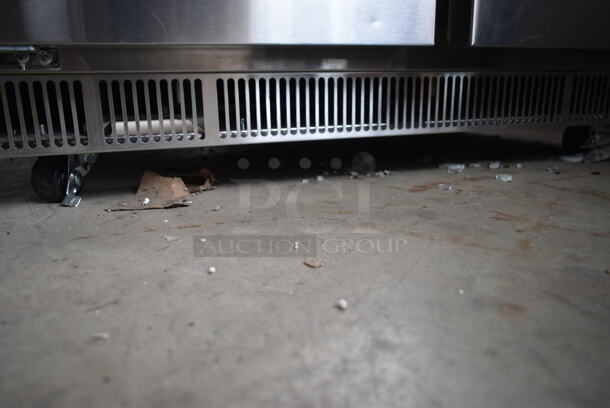 BRAND NEW SCRATCH AND DENT! 2023 Avantco 178ZUC36RHC Stainless Steel Commercial 2 Door Undercounter Cooler. 115 Volts, 1 Phase. Tested and Working! - Image 5 of 5