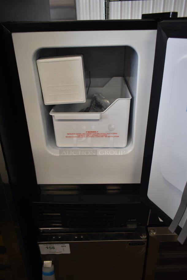 BRAND NEW SCRATCH AND DENT! Whynter UIM-155 15" Built In Ice Maker Machine Stainless Steel 12lb. 115 Volts, 1 Phase. Tested and Working! - Image 3 of 4