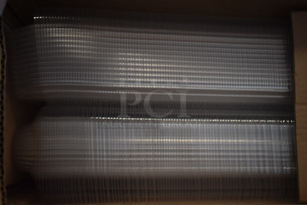 BRAND NEW SCRATCH AND DENT! Polar Pak 2126 2 Compartment Hinged Clear Muffin Takeout Container - 250/Case - Image 3 of 3