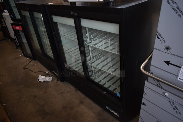 2024 True GDM-41SL-48-HC-LD Metal Commercial 2 Door Reach In Cooler Merchandiser w/ Poly Coated Racks. 115 Volts, 1 Phase. Tested and Working! - Image 2 of 6
